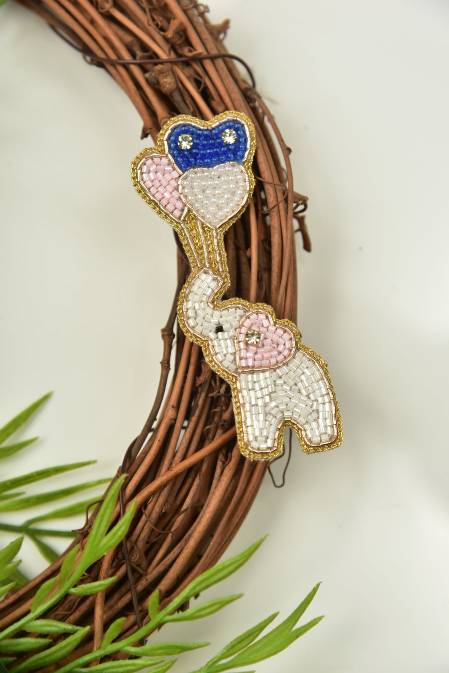 Elephant With Balloons - Hair Clip — additional photo 4