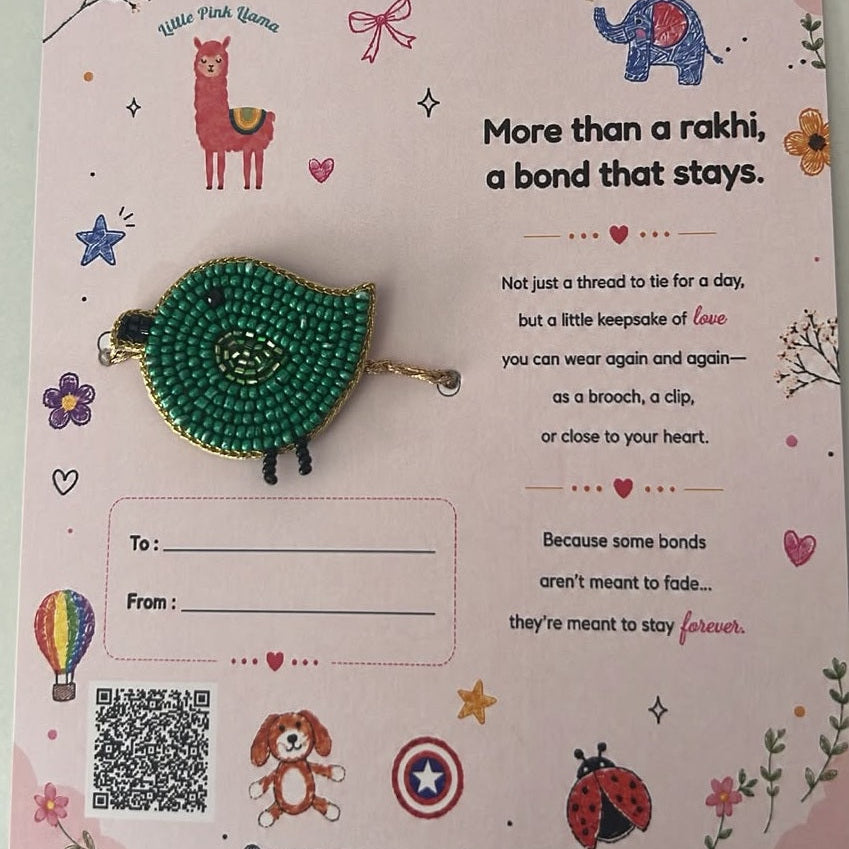 Bird Rakhi Reusable