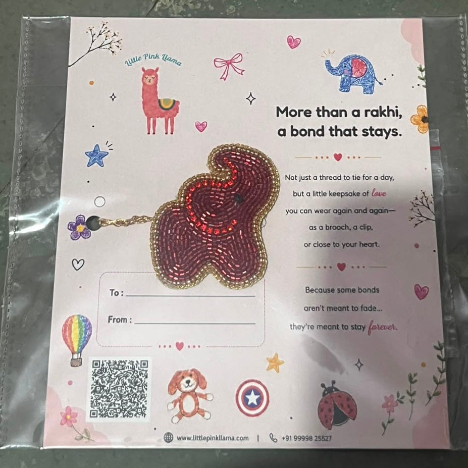 Elephant Rakhi Reusable