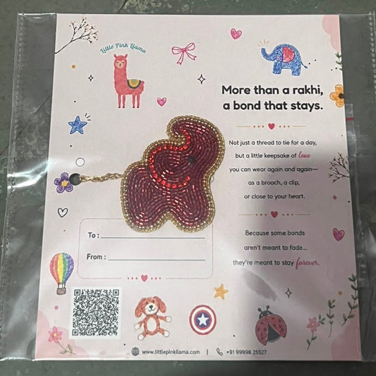 Elephant Rakhi Reusable