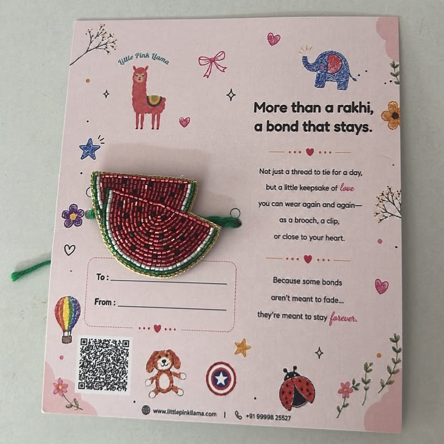 Watermelon Reusable Rakhi