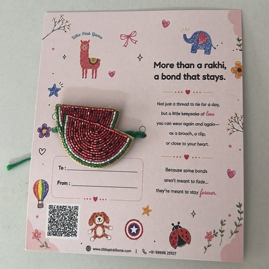 Watermelon Reusable Rakhi