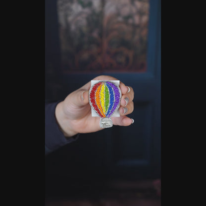 Hot Air Baloon - Hair Clip