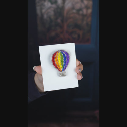 Hot Air Baloon - Hair Clip